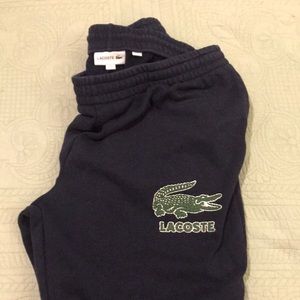 Lacoste navy sweatpants